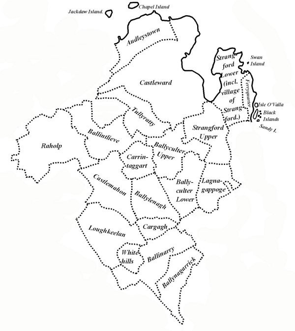 Map of Ballyculter Parish