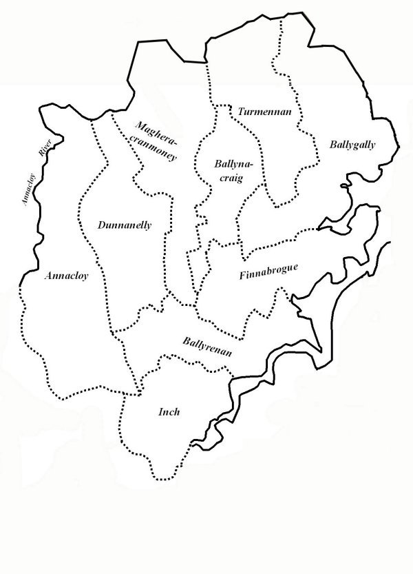 Map of Inch Parish