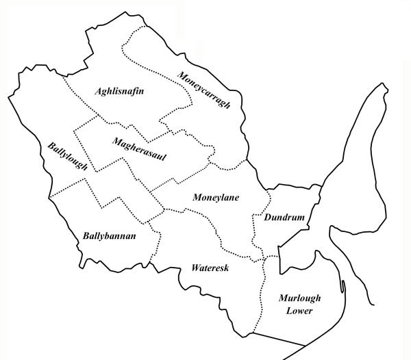 Map of Kilmegan Parish