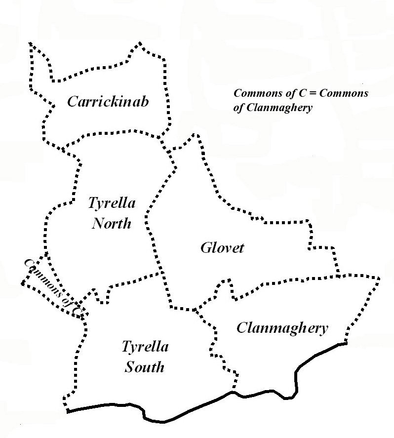 Map of Tyrella Parish